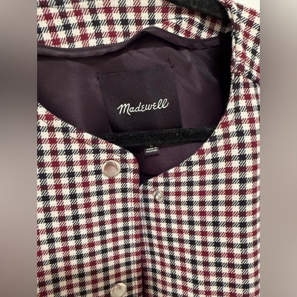 NWOT MADEWELL Suiting Bomber Jacket - Picture 8 of 9